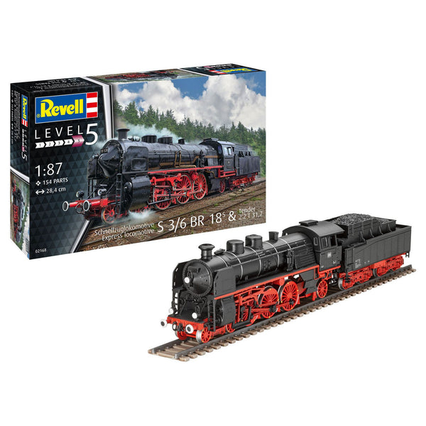 REVELL 1/87 Scale S3/6 BR18 express locomotve with tender