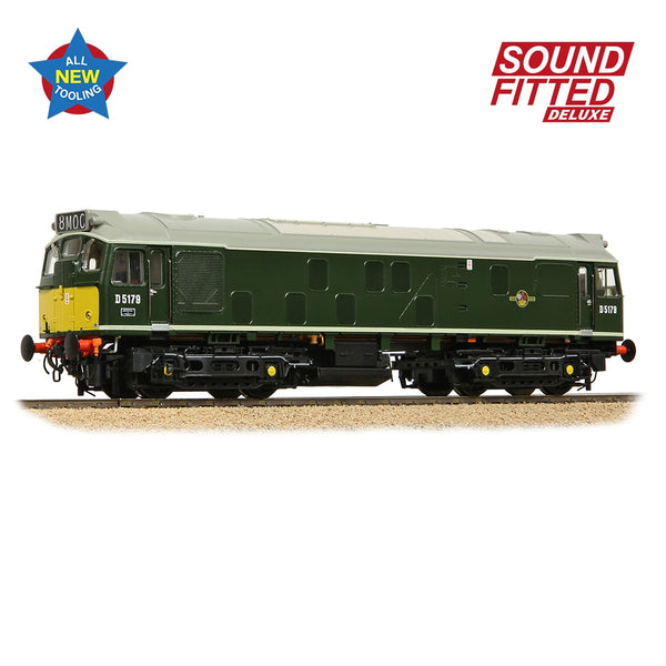 BRANCHLINE Class 25/1 D5179 BR Green (Small Yellow Panels)