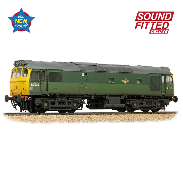 BRANCHLINE Class 25/2 D7525 BR Two-Tone Green (Full Yellow Ends) [W]