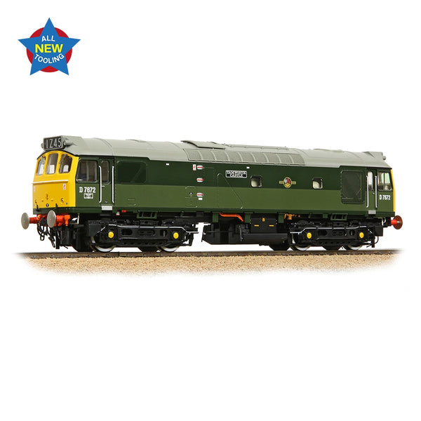 BRANCHLINE Class 25/3 D7672 'Tamworth Castle' BR Two-Tone Green (Full Yell. Ends)
