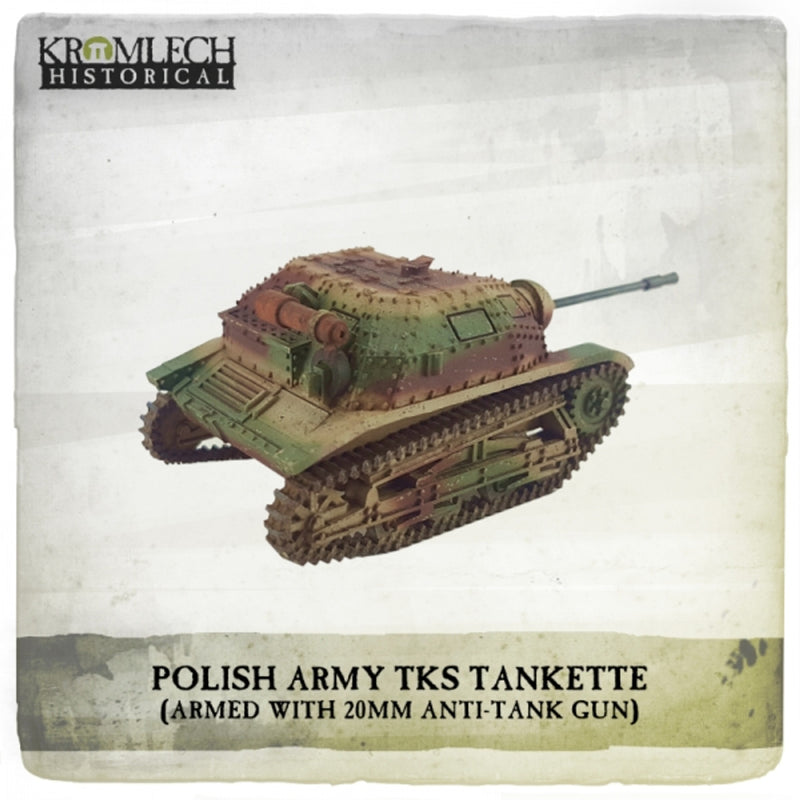 KROMLECH Polish Army TKS Tankette (Armed with 20mm Anti-Tank Gun)