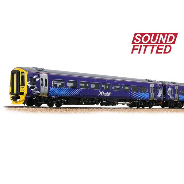 BRANCHLINE OO Class 158 2-Car DMU 158729 ScotRail Saltire (Sound Fitted)