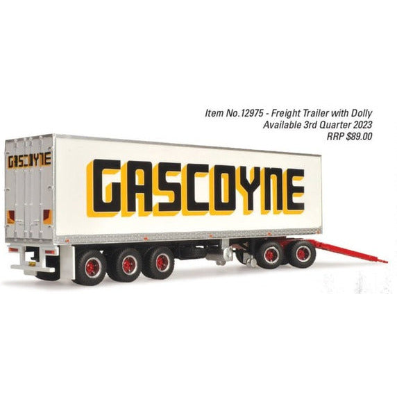 HIGHWAY REPLICAS 1/64 Additional Freight Trailer & Dolly Gascoyne Pty. Ltd