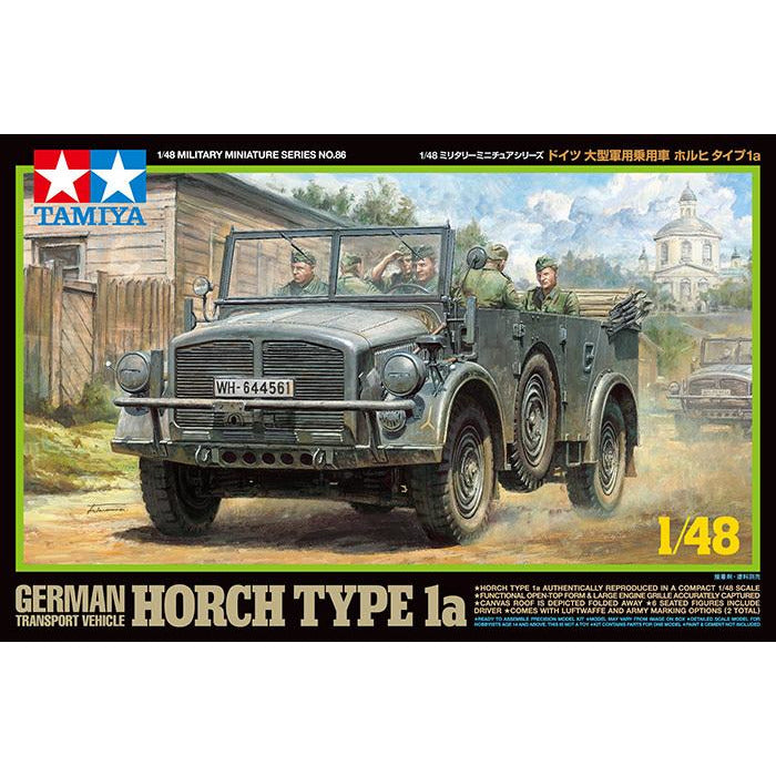 TAMIYA 1/48 German Transport Vehicle Horch Type 1a