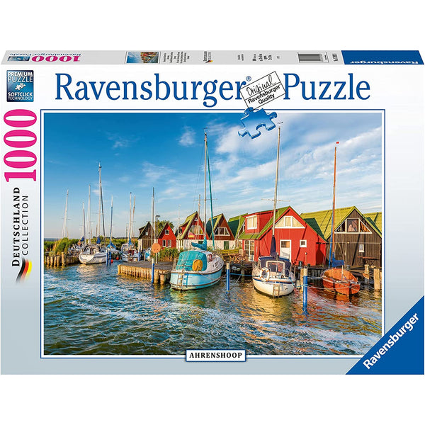 RAVENSBURGER Colourful Harbourside, Germany 1000pce