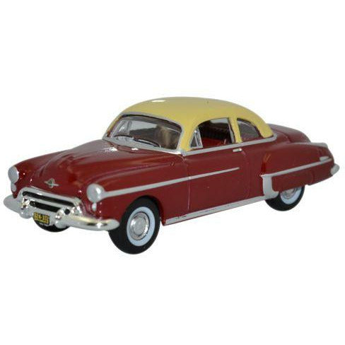 OXFORD 1/87 Oldsmobile Rocket 88 Coupe 1950 Chariot Red/Can