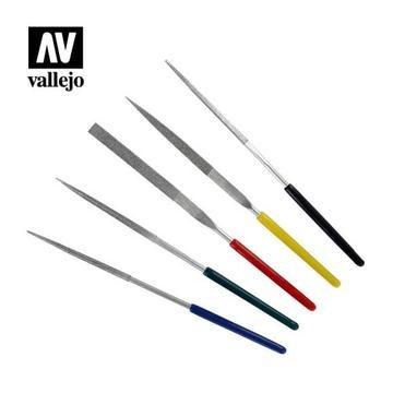 VALLEJO Tools 5Pcs Diamond File Set 100mm