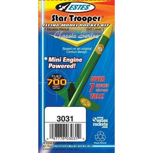 ESTES Star Trooper Intermediate Model Rocket Kit (13mm Mini