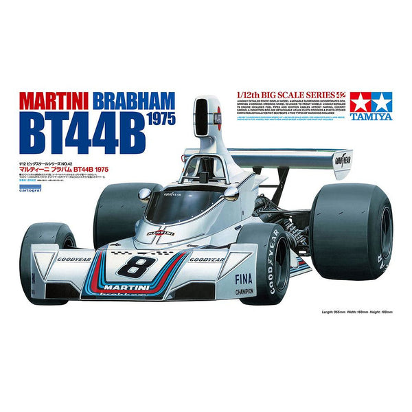 TAMIYA 1/12 Martini Brabham BT44B 1975 (Re-Release)