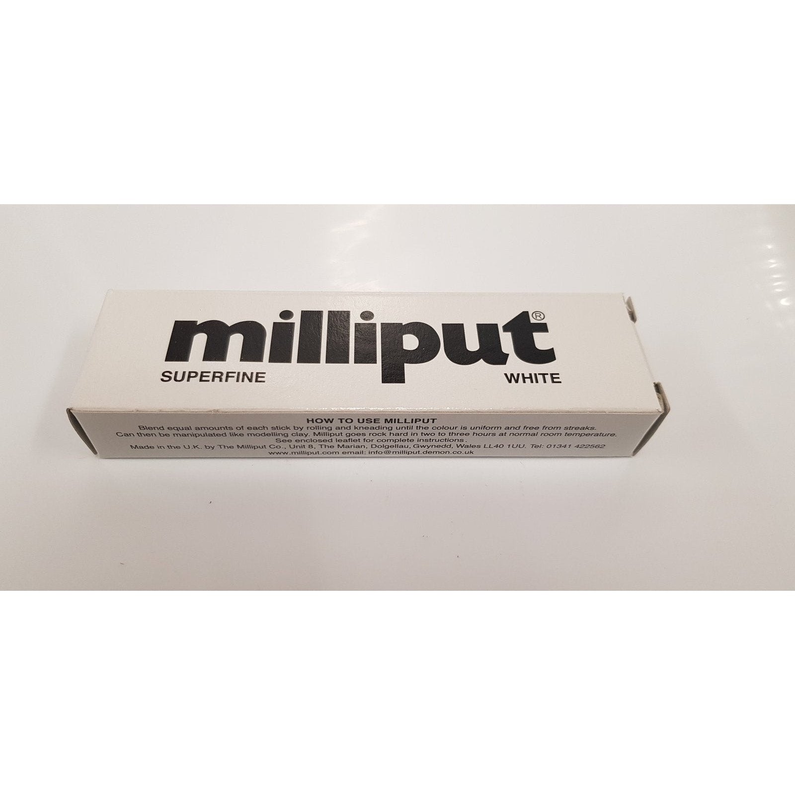 Milliput Superfine 2-Part Self Hardening Putty, White