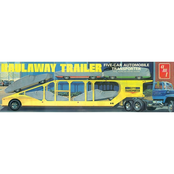 AMT 1/25 5-Car Haulaway Trailer