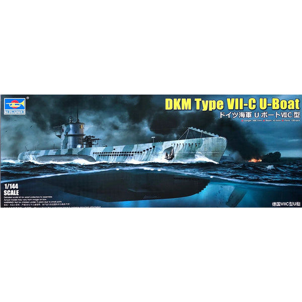 TRUMPETER 1/144 DKM Navy Type VII-C U-Boat