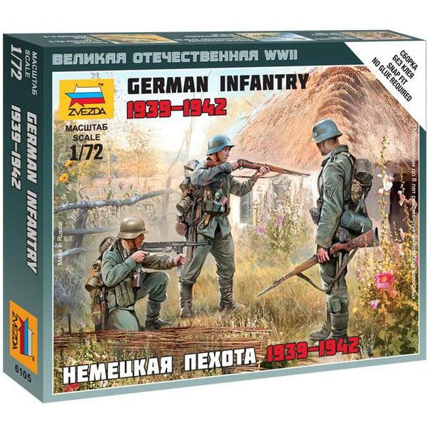 ZVEZDA 1/72 German Infantry East Front 1939 - 1941