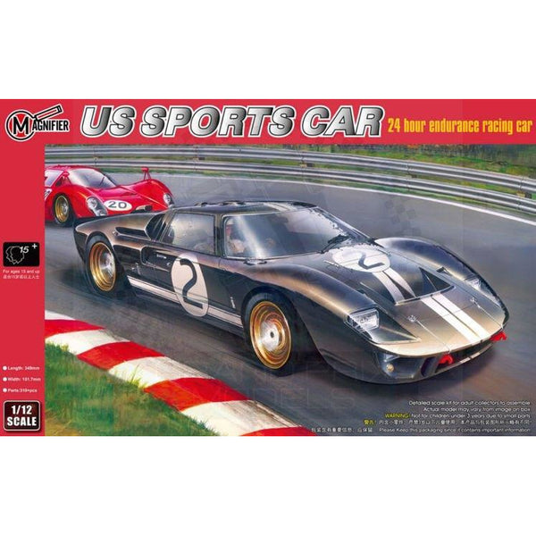 MAGNIFIER 1/12 US Sports Car 1966 Le Mans winner (GT40)