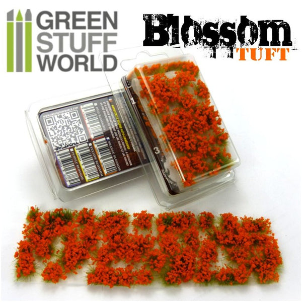 GREEN STUFF WORLD Blossom Tufts - 6mm Self-Adhesive - Orang