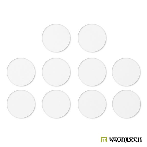 KROMLECH Clear Acrylic Bases Round 90mm (10)
