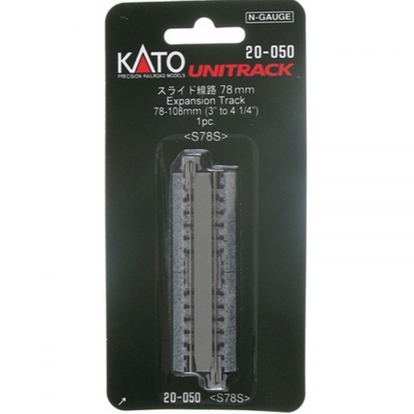 KATO N Unitrack Straight Expansion Joints 78-108mm (Adjusta