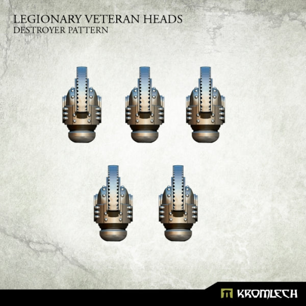 KROMLECH Legionary Veteran Heads: Destroyer Pattern (5)
