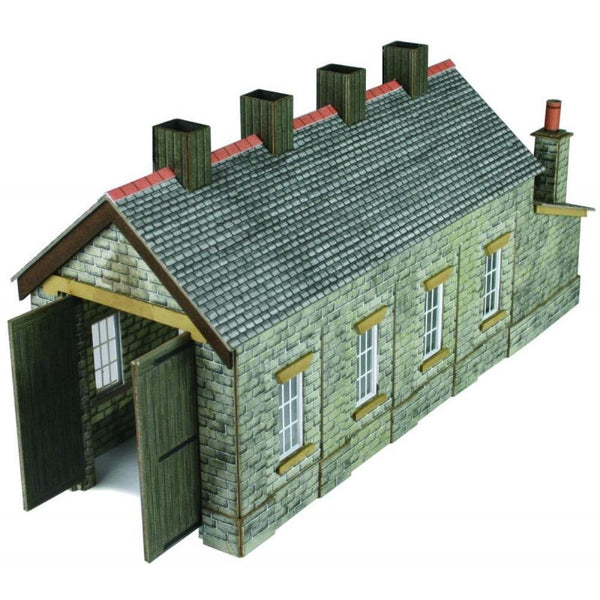 METCALFE Single Track Engine Shed Stone N Scale