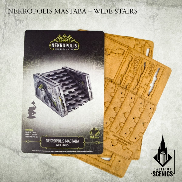 TABLETOP SCENICS Nekropolis Mastaba - Wide Stairs