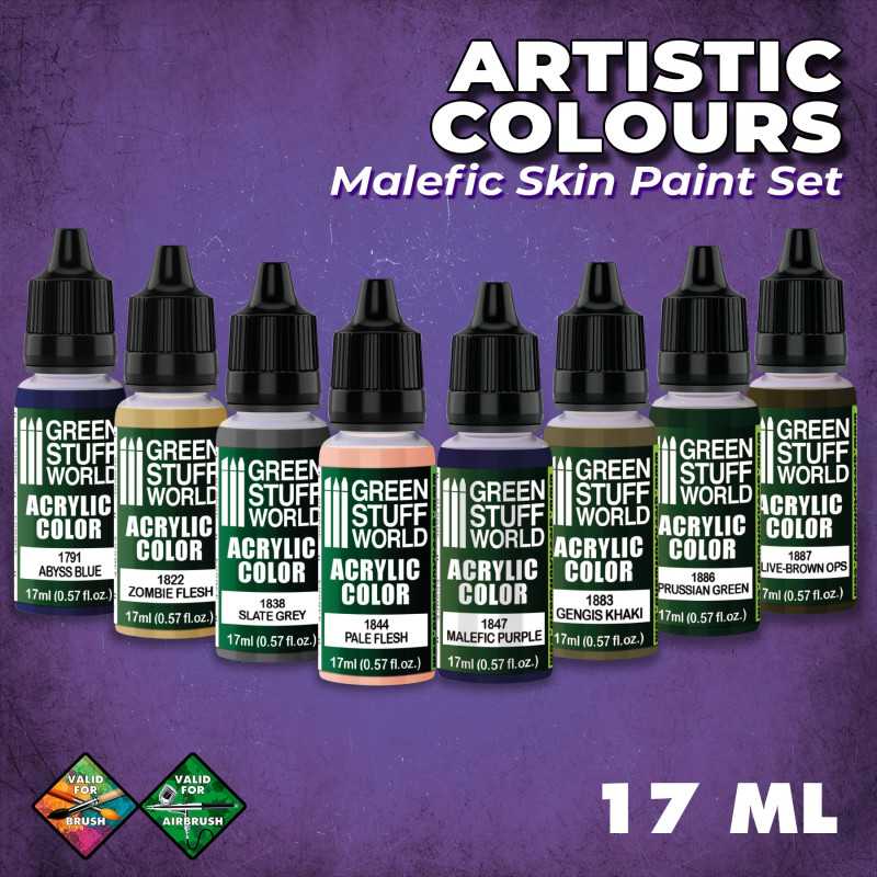 GREEN STUFF WORLD Paint Set Malefic Skin