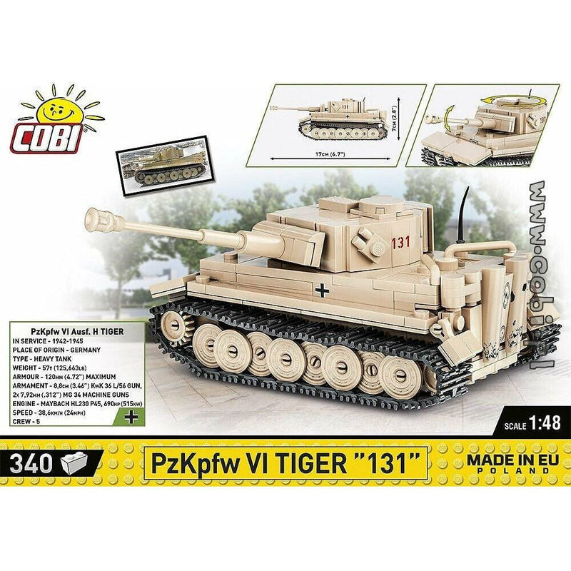 COBI WWII - Pzkpfw VI Tiger "131" 340 pcs