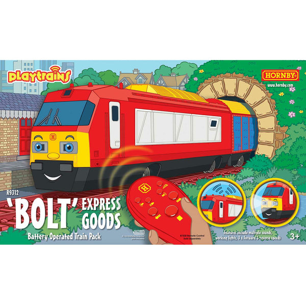 HORNBY Playtrains Bolt Express Goods Battery Operated Train Pack