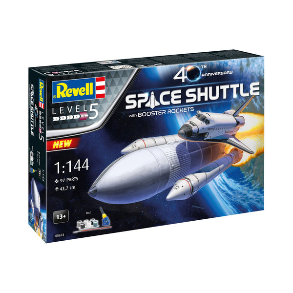 REVELL 1/144 Gift Set Space Shuttle & Booster Rockets "40th