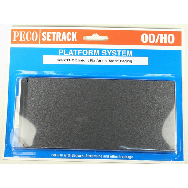 PECO OO/HO Setrack Straight Platform Stone