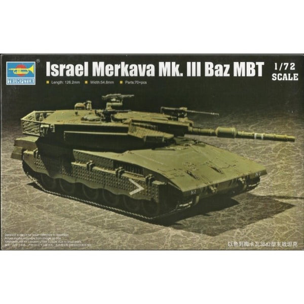 TRUMPETER 1/72 Israel Merkava Mk. III Baz MBT