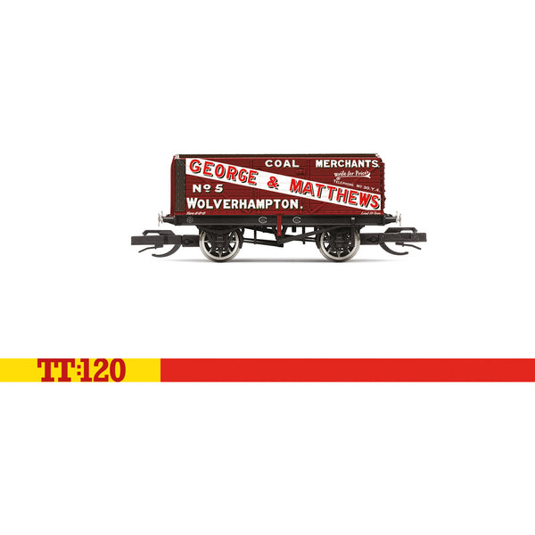 HORNBY TT 7 Plank Wagon 'George & Matthews’ No. 5 - Era 3