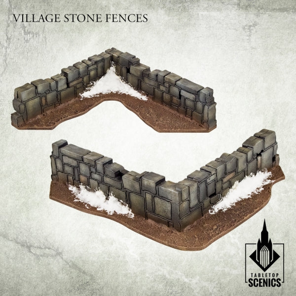 TABLETOP SCENICS Village Stones Fences