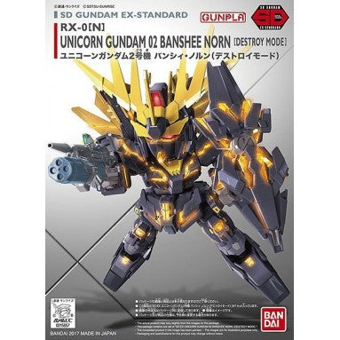 BANDAI SD Gundam Ex-Standard 015 Unicorn Gundam 02 Banshee Nonn (Destroy Mode)