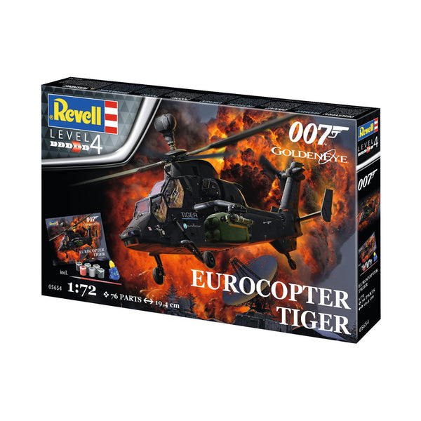 REVELL 1/72 007 James Bond Eurocopter Tiger "Golden Eye"