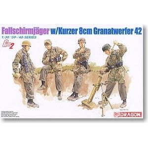 DRAGON 1/35 Fallschirmjager w/Kurzer 8cm Granatwerfer 42
