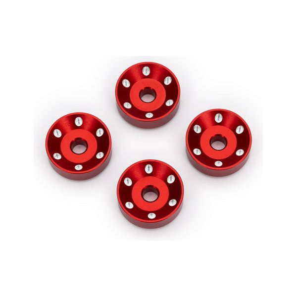 T/XAS WHEEL WASHERS ALUM RED