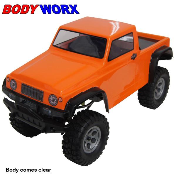 BODYWORX Body Suzuki Jimny 1/10th Crawler 313mm Clear