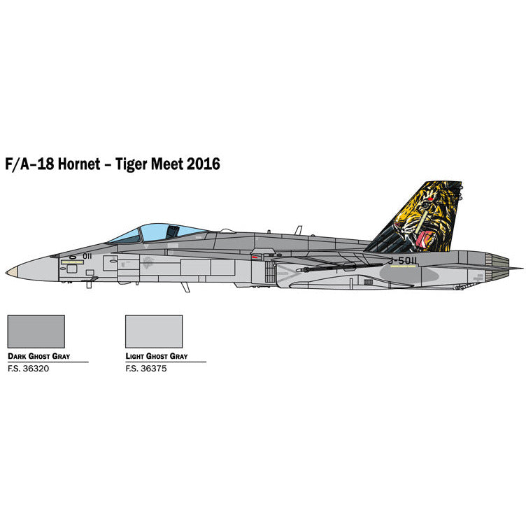 ITALERI 1/72 FA-18 Hornet "Tiger Meet 2016"