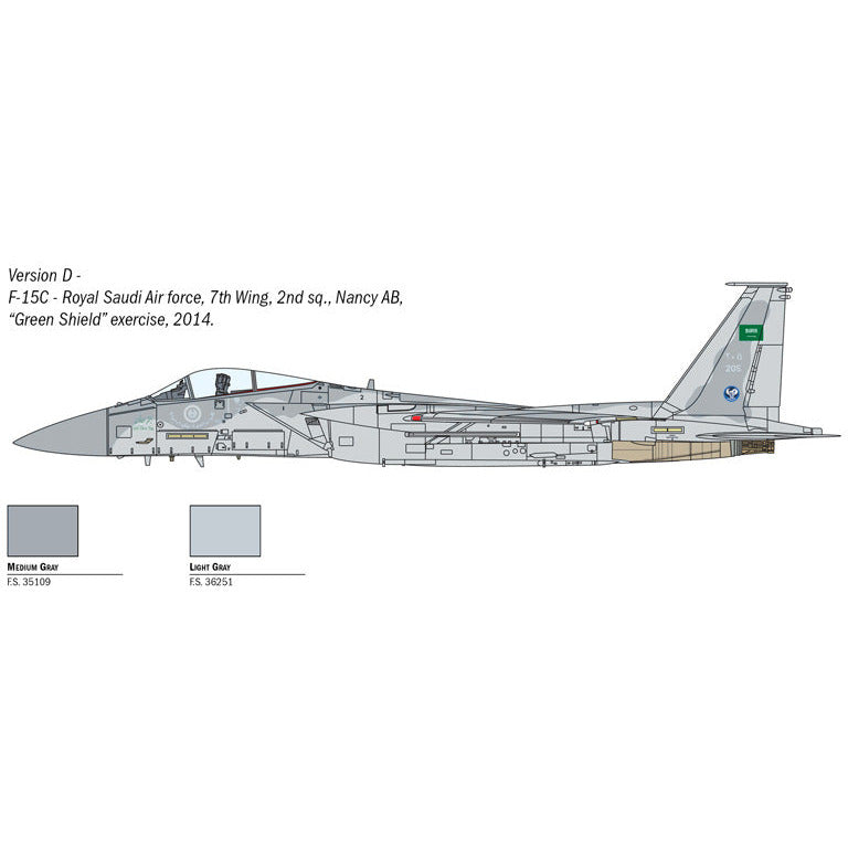 ITALERI 1/72 F-15C Eagle