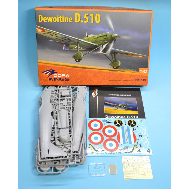 DORA WINGS 1/32 Dewoitine D.510 NO BOX COVER