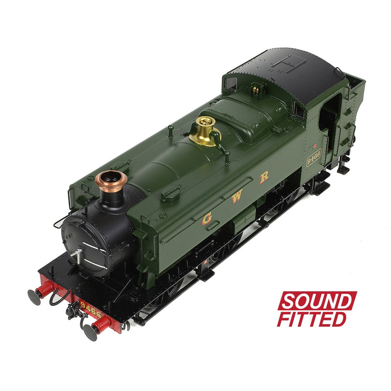BRANCHLINE OO GWR 94XX Pannier Tank 9466 GWR Green (GWR) Sound Fitted