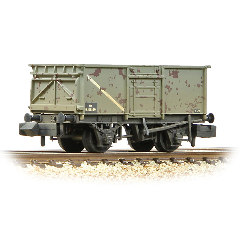 GRAHAM FARISH N BR B165149 16T Steel Mineral Wagon With Top Flap Doors BR Grey [W]