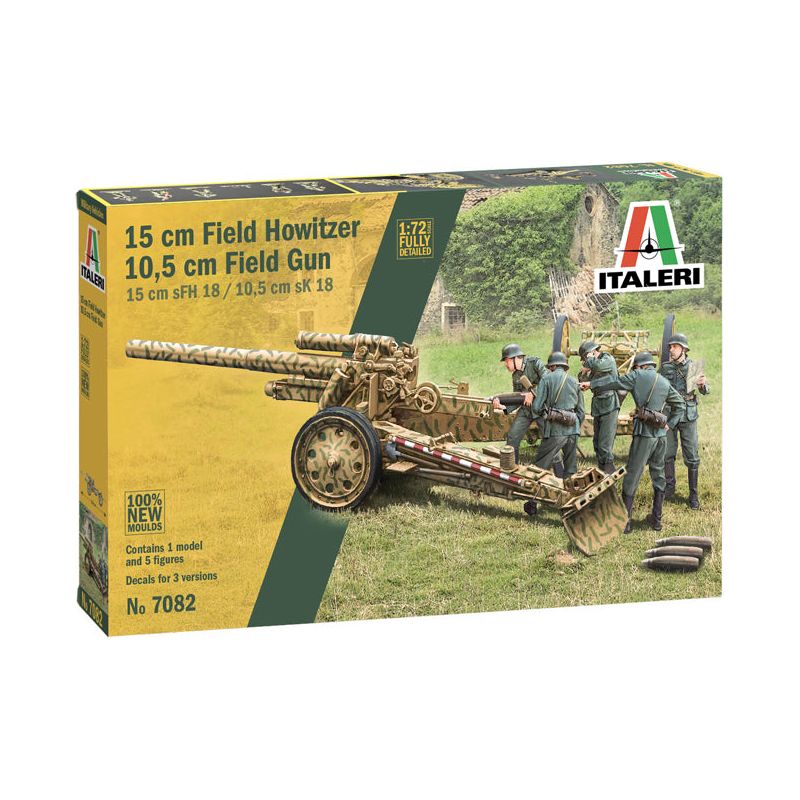 ITALERI 1/72 15cm Field Howitzer / 10,5cm Field Gun