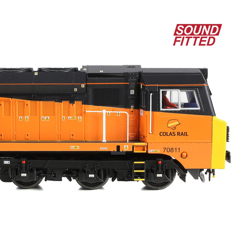 BRANCHLINE OO Class 70 70811 Colas Rail Freight (Air Intake Modifications) DCC Sound Fitted