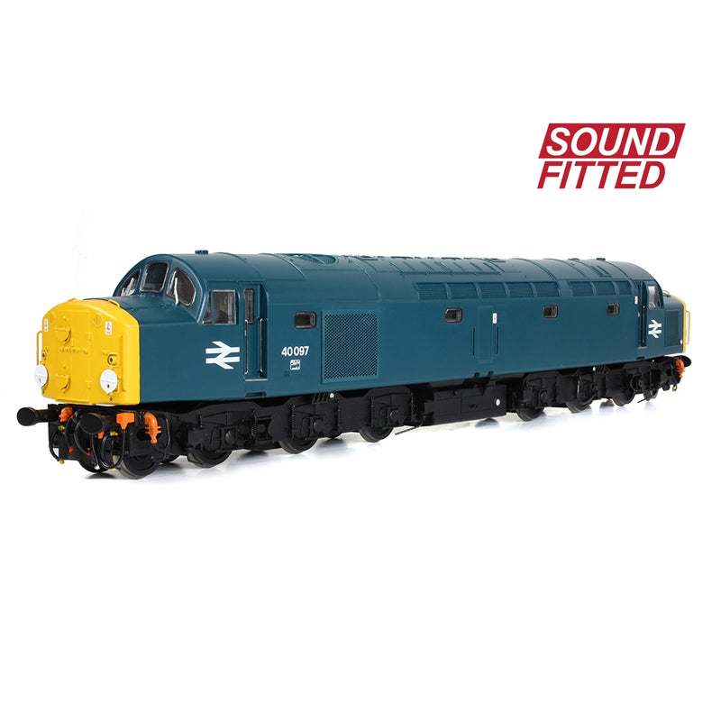 BRANCHLINE OO Class 40 Disc Headcode 40097 BR Blue DCC Sound Fitted