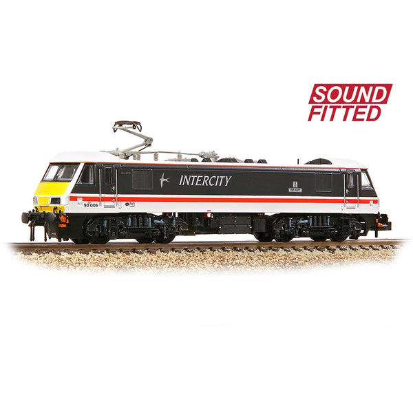 GRAHAM FARISH N Class 90/0 90006 'High Sheriff' BR InterCity (Swallow) DCC Sound Fitted