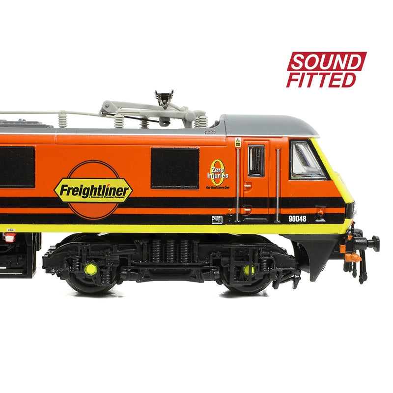 GRAHAM FARISH N Class 90/0 90048 Freightliner G&W DCC Sound Fitted