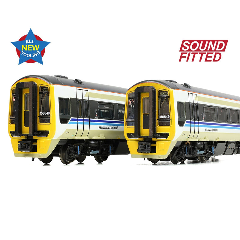 GRAHAM FARISH Class 158 2 Car DMU 158849 Regional Railways DCC Sound Fitted