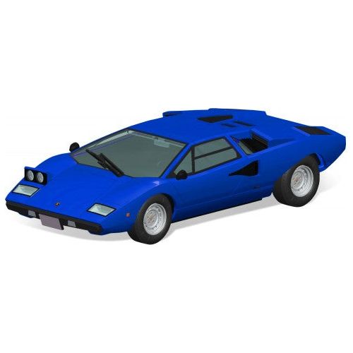AOSHIMA 1/32 Lamborghini Countach LP400 (Blue)