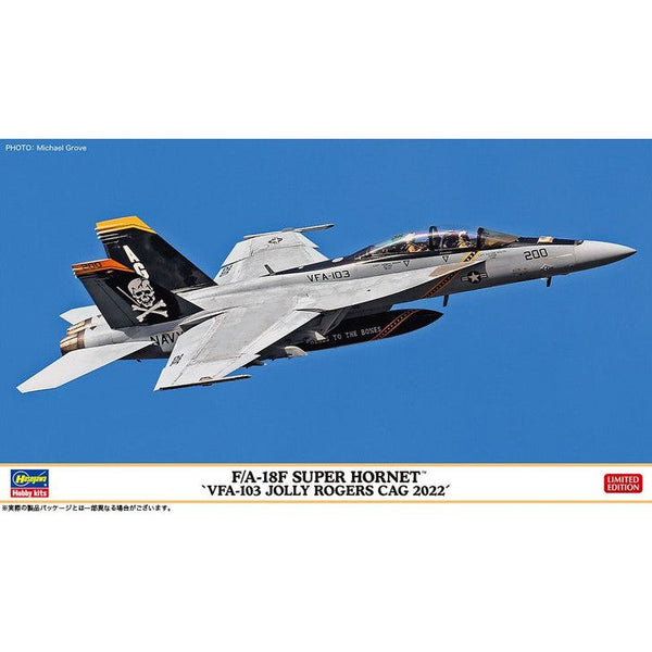 HASEGAWA 1/72 F/A-18F Super Hornet "VFA-103 Jolly Rogers CAG 2022"